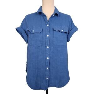 A.n.a. Medium Navy Blue Blouse